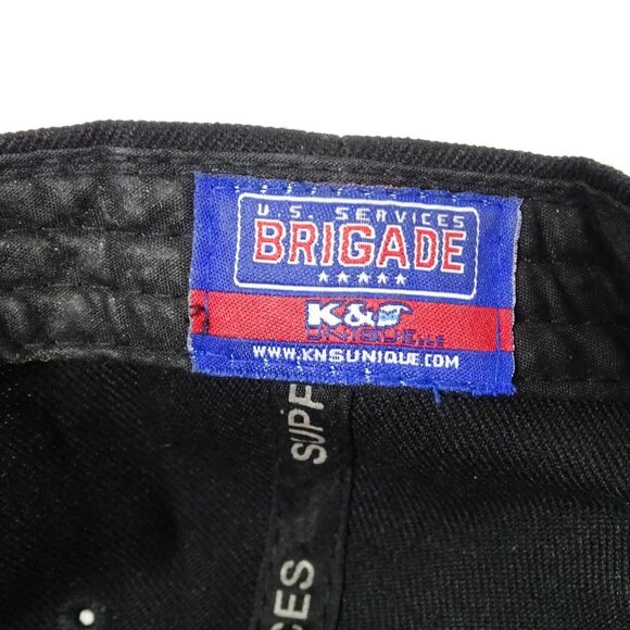 USMC Semper Fi Black Baseball Cap Adjustable Strapback Trucker Hat One Size - Picture 10 of 10